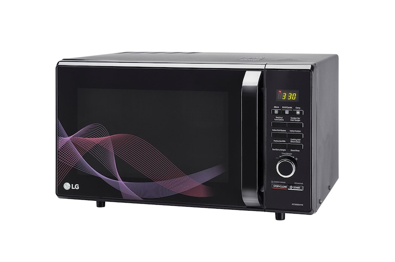 LG 28 L Convection Microwave Oven with Diet Fry™, Roti Basket, Health Plus Menu, Multi Cook Tawa, Black, MC2886BHTM