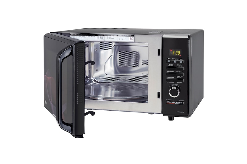 LG 28 L Convection Microwave Oven with Diet Fry™, Roti Basket, Health Plus Menu, Multi Cook Tawa, Black, MC2886BHTM