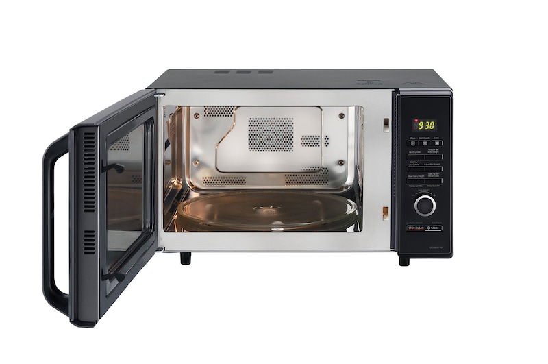 LG 28 L Convection Microwave Oven with Roti Basket, 30 Healthy Heart Recipes, Diet Fry™, Motorised Rotisserie, Black, MC2886BPUM