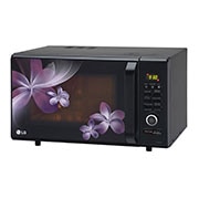 LG 28 L Convection Microwave Oven with Roti Basket, 30 Healthy Heart Recipes, Diet Fry™, Motorised Rotisserie, Black, MC2886BPUM