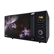 LG 28 L Convection Microwave Oven with Roti Basket, 30 Healthy Heart Recipes, Diet Fry™, Motorised Rotisserie, Black, MC2886BPUM