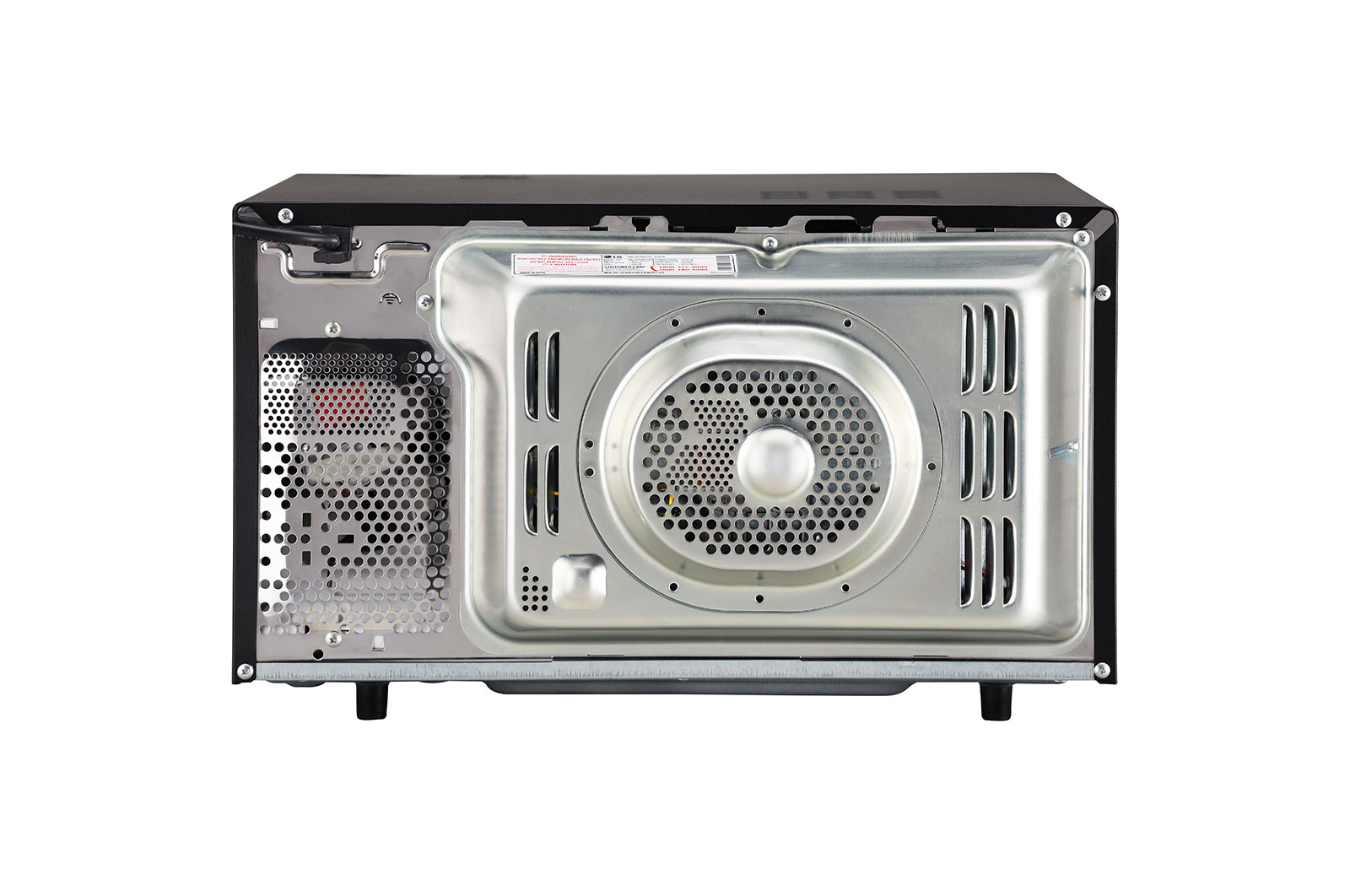 LG 28 L Convection Microwave Oven with Roti Basket, 30 Healthy Heart Recipes, Diet Fry™, Motorised Rotisserie, Black, MC2886BPUM