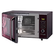 LG 28 L All-In-One Convection Microwave Oven with Diet Fry™, Roti Basket, Motorised Rotisserie, Autocook Menu, Black, MC2886BRUM