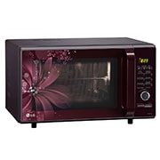 LG 28 L All-In-One Convection Microwave Oven with Diet Fry™, Roti Basket, Motorised Rotisserie, Autocook Menu, Black, MC2886BRUM