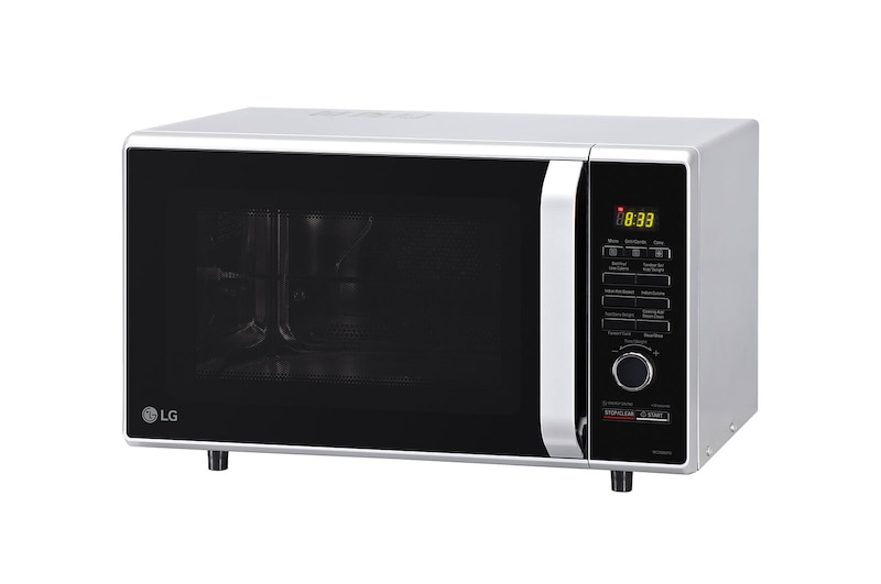 LG 28 L All-In-One Convection Microwave Oven with Motorised Rotisserie, Diet Fry™, 251 Auto Cook Menu, Silver, MC2886SFU