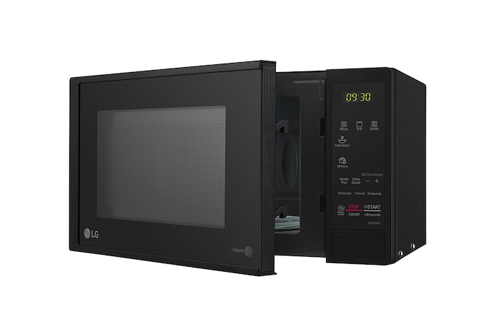 LG 20 L Microwave Oven Grill with Glass Door, i-wave technology, Quartz Heater, Anti-Bacterial Cavity, Black, MH2044DB