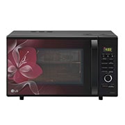 LG MJ2886BWUM charcoal convection microwave front view