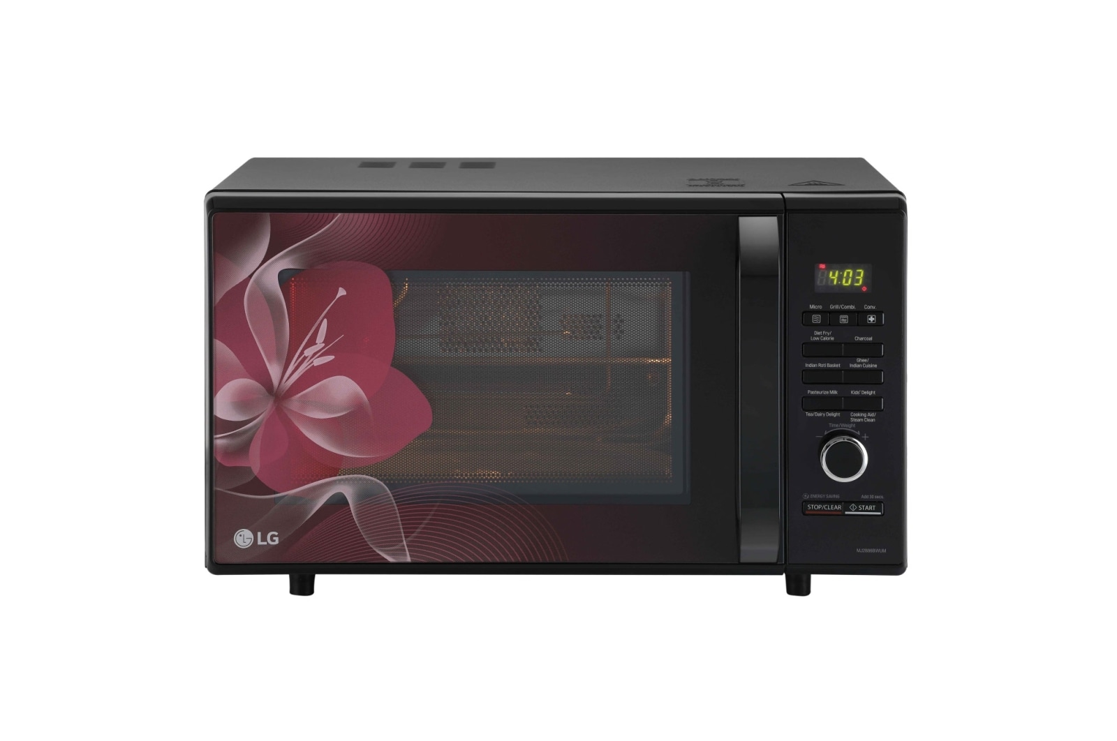 LG 28 L Convection Microwave Oven  (MJ2886BWUM, Black), MJ2886BWUM