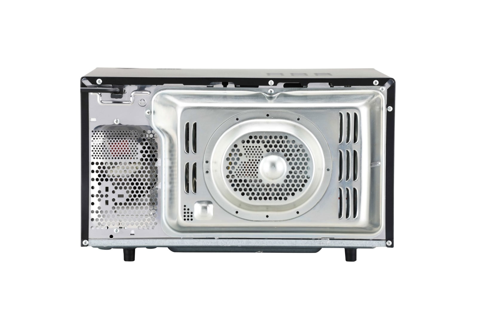 LG 28 L Convection Microwave Oven with Charcoal Lighting Heater, 271 Auto Cook Menu, Motorised Rotisserie, Black, MJ2886BWUM