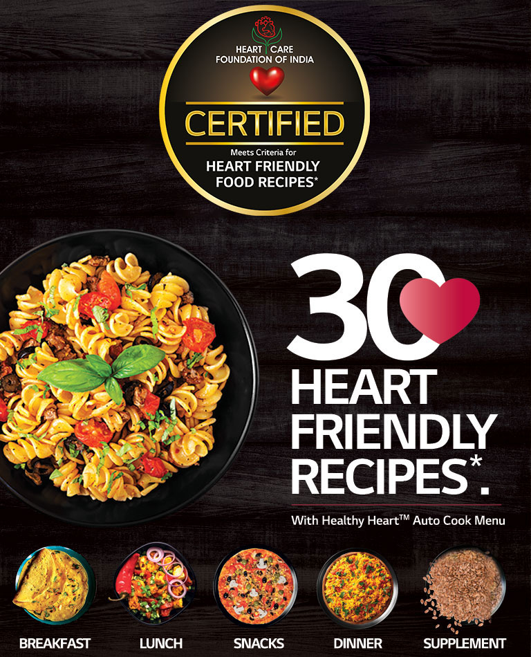 LG MJ2887BFUM Healthy Heart Recipes