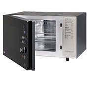 LG 28 L Charcoal Convection Microwave Oven with 301 Auto Cook Menu, Diet Fry™, Roti Basket, Motorised Rotisserie, Black, MJEN286UF