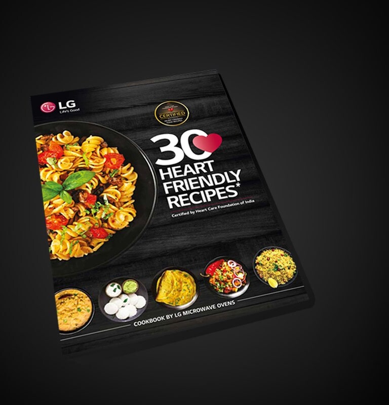 LG MJEN286UFW Healthy Heart™ Recipe Book