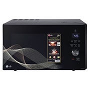 LG MJEN286UH charcoal convection microwave front view