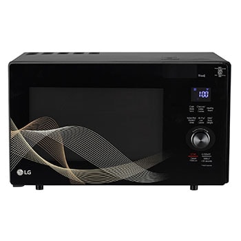 LG MJEN286UHWF Scan To Cook Charcoal Convection Microwave front view