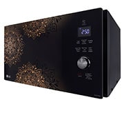 LG 28 L All-In-One Charcoal Convection Microwave Oven with Diet Fry™, Motorised Rotisserie, Auto Cook Menu. Black, MJEN286UI