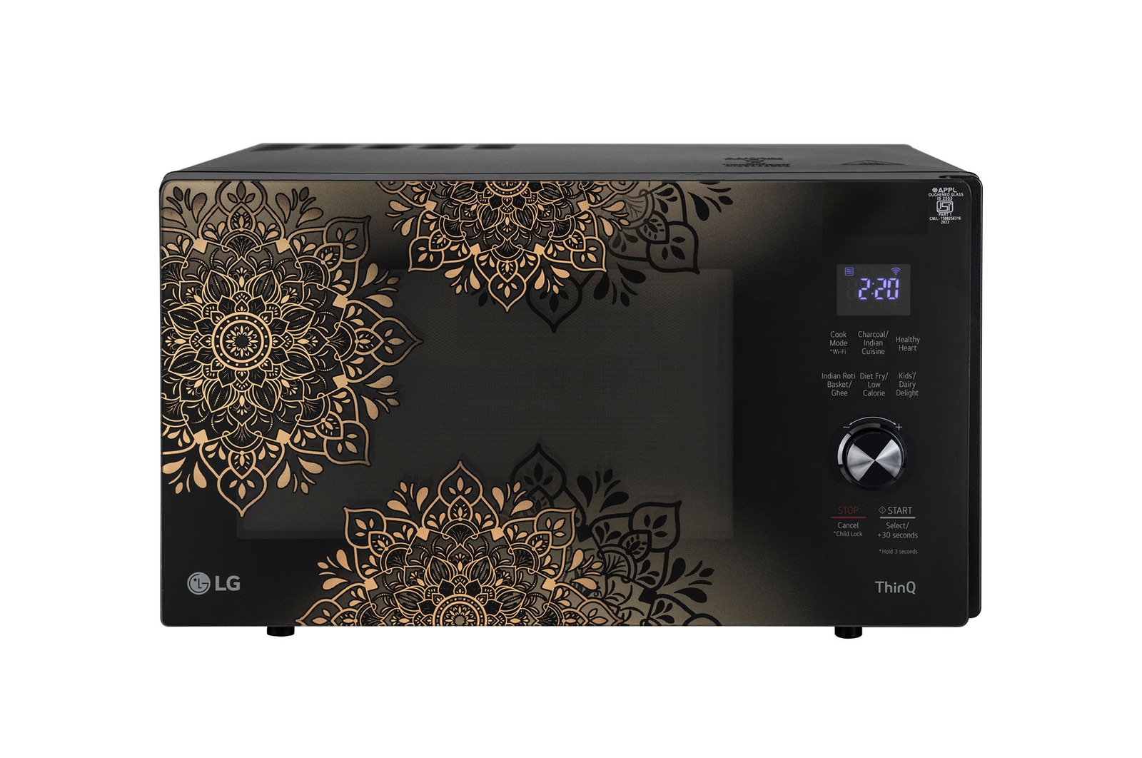 LG MJEN326UHW Microwave-ovens-Front-view