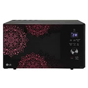 LG MJEN286VI charcoal convection microwave front view