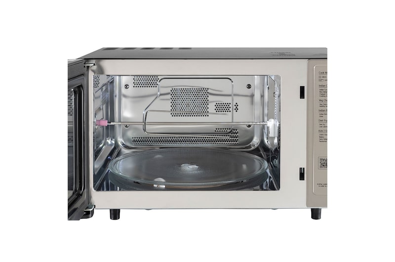 LG 28 L Scan-To-Cook Charcoal Countertop Microwave Oven, Wi-Fi, Diet Fry™, Motorised Rotisserie, Healthy Heart™, Black, MJEN286VIW