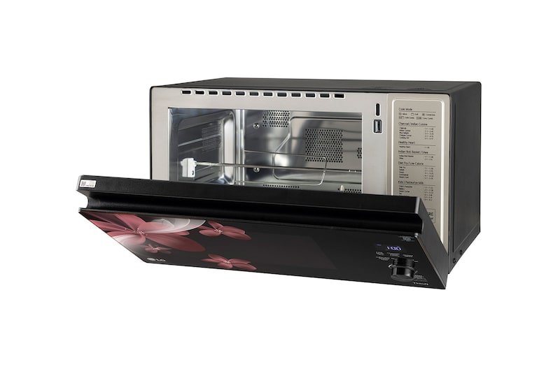 Microwave-ovens-open-view