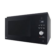 LG 32 L Convection Microwave Oven with Twister Smog Handle, Charcoal Lighting Heater, Motorised Rotisserie, Black, MJEN326SF