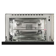 LG 32 L Convection Microwave Oven with Twister Smog Handle, Charcoal Lighting Heater, Motorised Rotisserie, Black, MJEN326SF