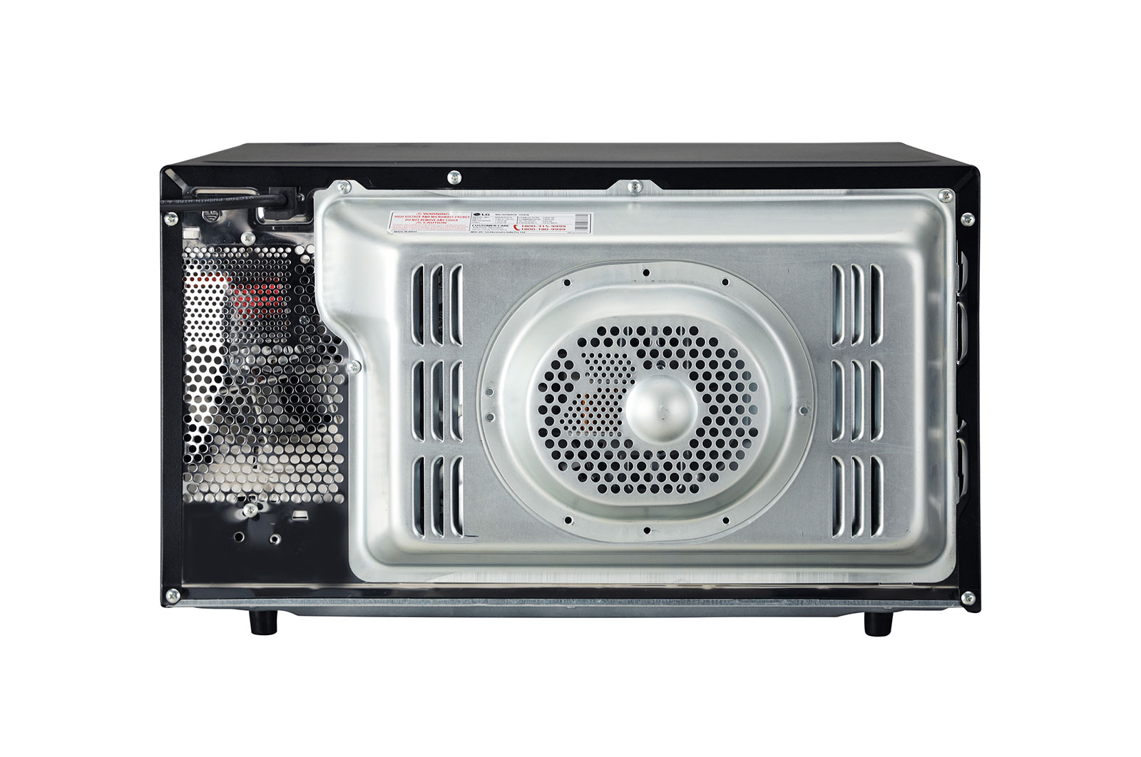 LG 32 L Convection Microwave Oven with Twister Smog Handle, Charcoal Lighting Heater, Motorised Rotisserie, Black, MJEN326SF