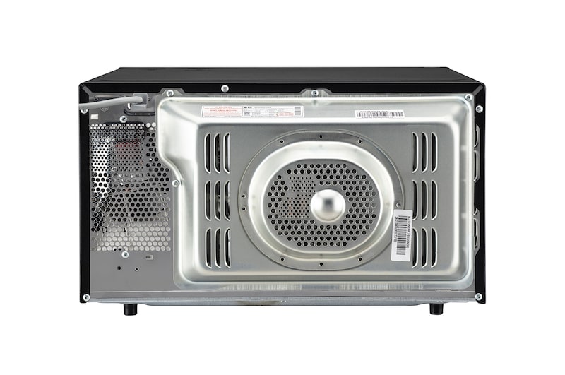 LG 32 L Scan-To-Cook Charcoal Microwave Oven with Healthy Heart™, Charcoal Lighting Heater, Motorised Rotisserie, Black, MJEN326SFW