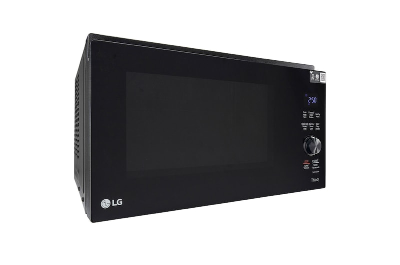 LG 32 L Scan-To-Cook Charcoal Microwave Oven with Healthy Heart™, Charcoal Lighting Heater, Motorised Rotisserie, Black, MJEN326SFW