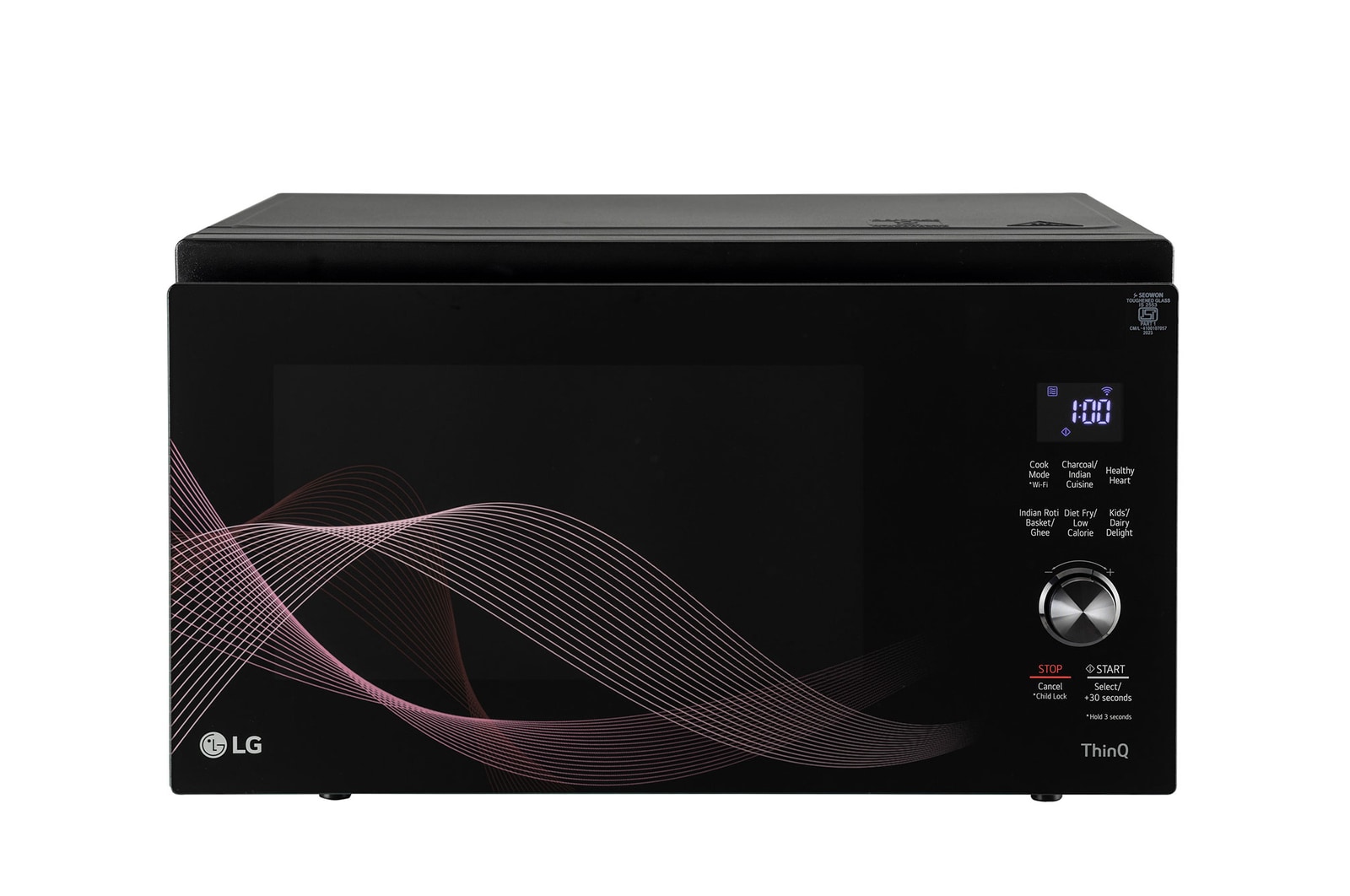 Microwave-ovens-down-Perspective-view