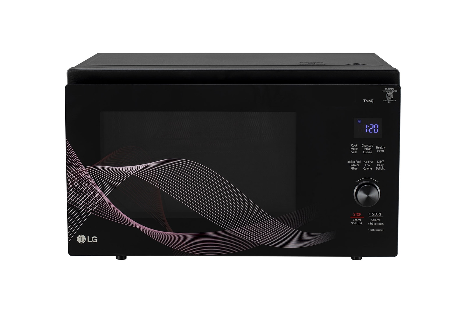 Microwave-ovens-down-Perspective-view