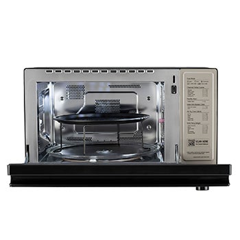 LG 32 L Charcoal Convection Microwave Oven with Scan-To-Cook, Diet Fry, Steam Chef, Motorised Rotisserie, Black, MJEN326UHW