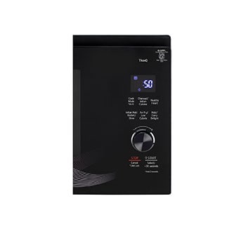 LG 32 L Charcoal Convection Microwave Oven with Scan-To-Cook, Diet Fry, Steam Chef, Motorised Rotisserie, Black, MJEN326UHW
