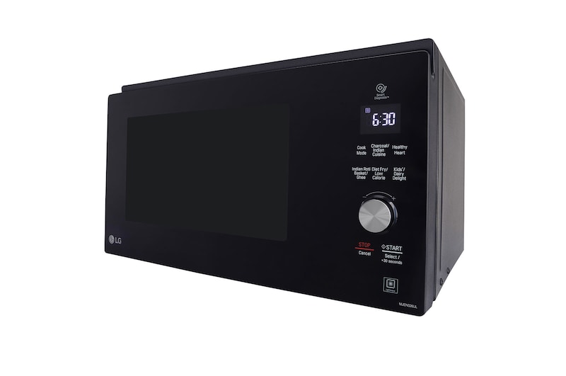 LG 32 L All-in-One NeoChef Charcoal Convection Microwave Oven with Healthy Heart, Diet Fry, Motorised Rotisserie, Black, MJEN326UL