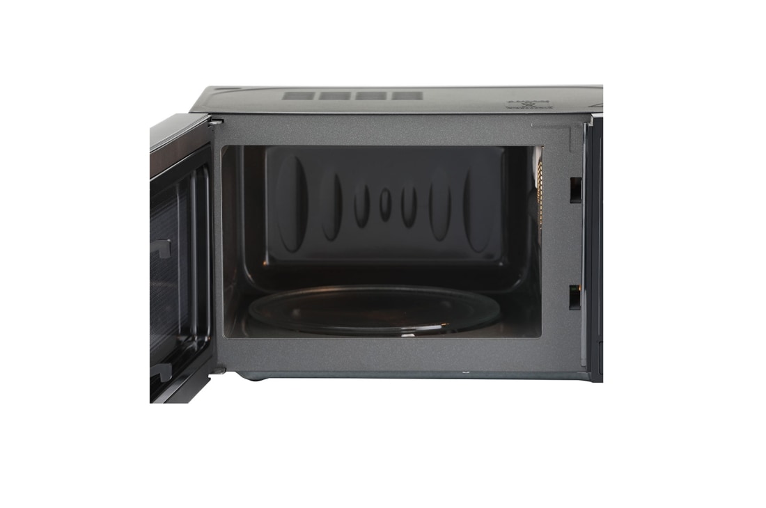 LG 20 L Solo Microwave Oven with Glass Door, i-wave technology, Anti-Bacteria Cavity, Floral Black, MS2043BP