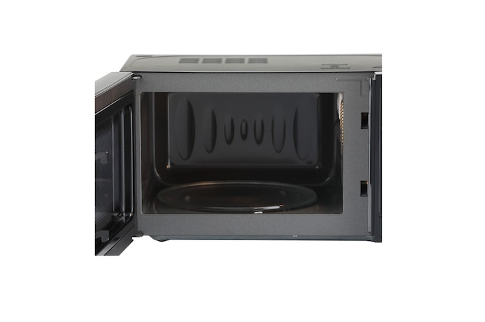 LG 20 L Solo Microwave Oven Grill with Glass Door, i-wave technology, Anti-Bacteria Cavity, Floral Black, MS2043BP