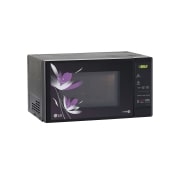 LG 20 L Solo Microwave Oven Grill with Glass Door, i-wave technology, Anti-Bacteria Cavity, Floral Black, MS2043BP