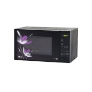 LG 20 L Solo Microwave Oven Grill with Glass Door, i-wave technology, Anti-Bacteria Cavity, Floral Black, MS2043BP