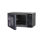 LG 20 L Solo Microwave Oven Grill with Glass Door, i-wave technology, Anti-Bacteria Cavity, Floral Black, MS2043BP