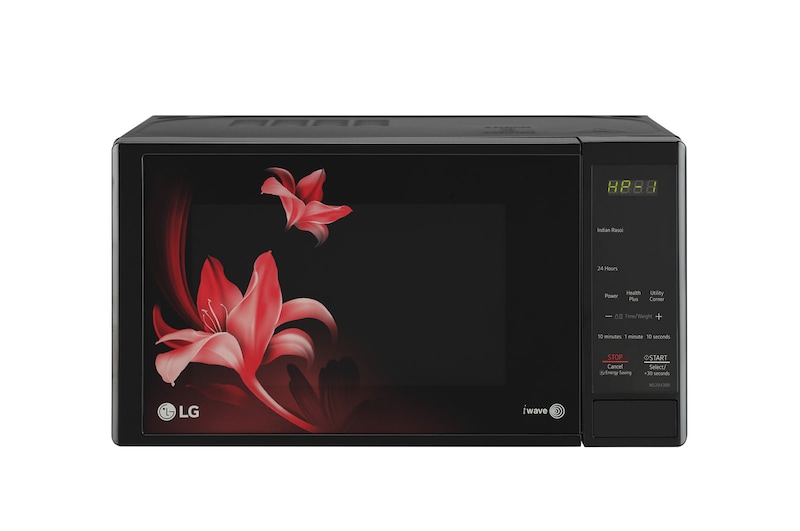 LG MS2043BR Grill/Solo Microwave front view