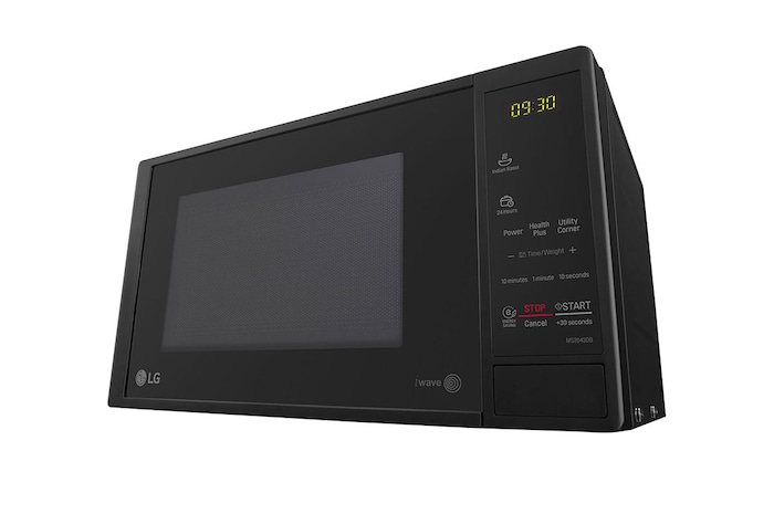 LG 20 L Solo Microwave Oven with Glass Door, i-wave technology, Anti-Bacteria Cavity, Black Color, MS2043DB
