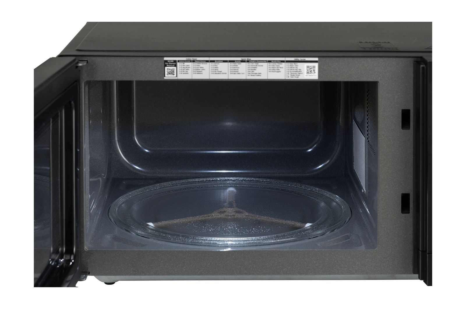 LG 30 L Solo Microwave Oven Grill with Glass Door, i-wave technology, Anti-Bacteria Cavity, Black Color, MS3032BK