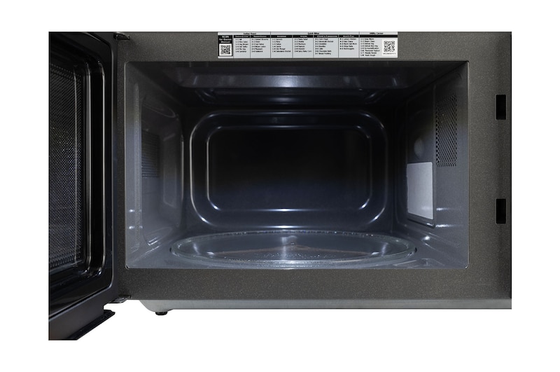 LG 30 L Solo Microwave Oven Grill with Glass Door, i-wave technology, Anti-Bacteria Cavity, Black Color, MS3032BK