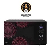 LG MJEN286VI charcoal convection microwave front view