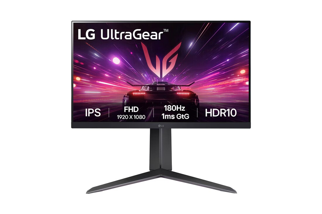 LG 24GS65F-B Gaming front view