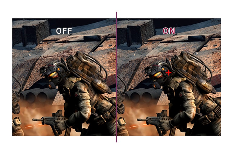LG 24ML600S-W Crosshairs
