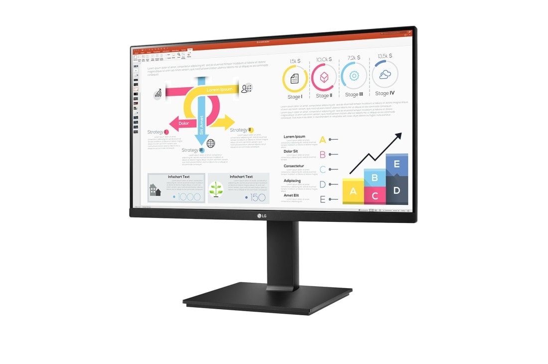 23.8 (60.45cm) QHD IPS Monitor - 24QP750-B | LG IN