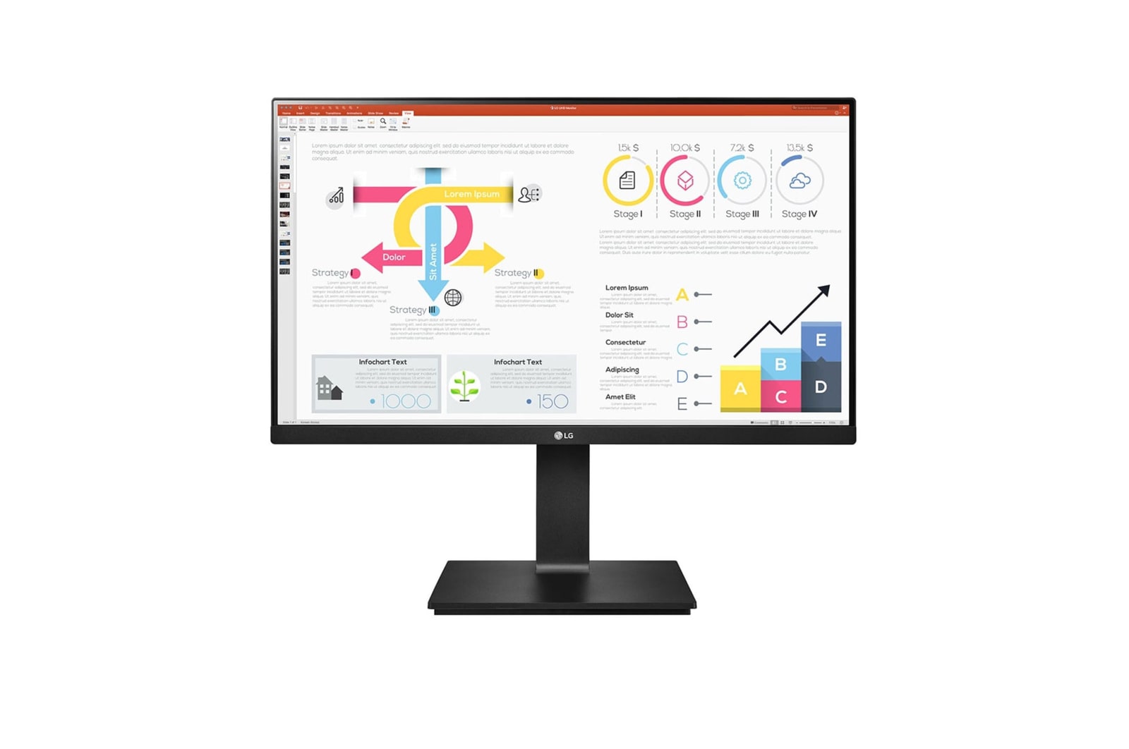 LG 23.8 (60.45cm) QHD IPS Monitor with Daisy Chain and USB Type-C™