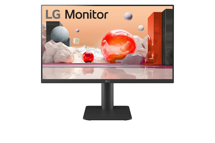 LG 25MS500-B FHD & QHD front view