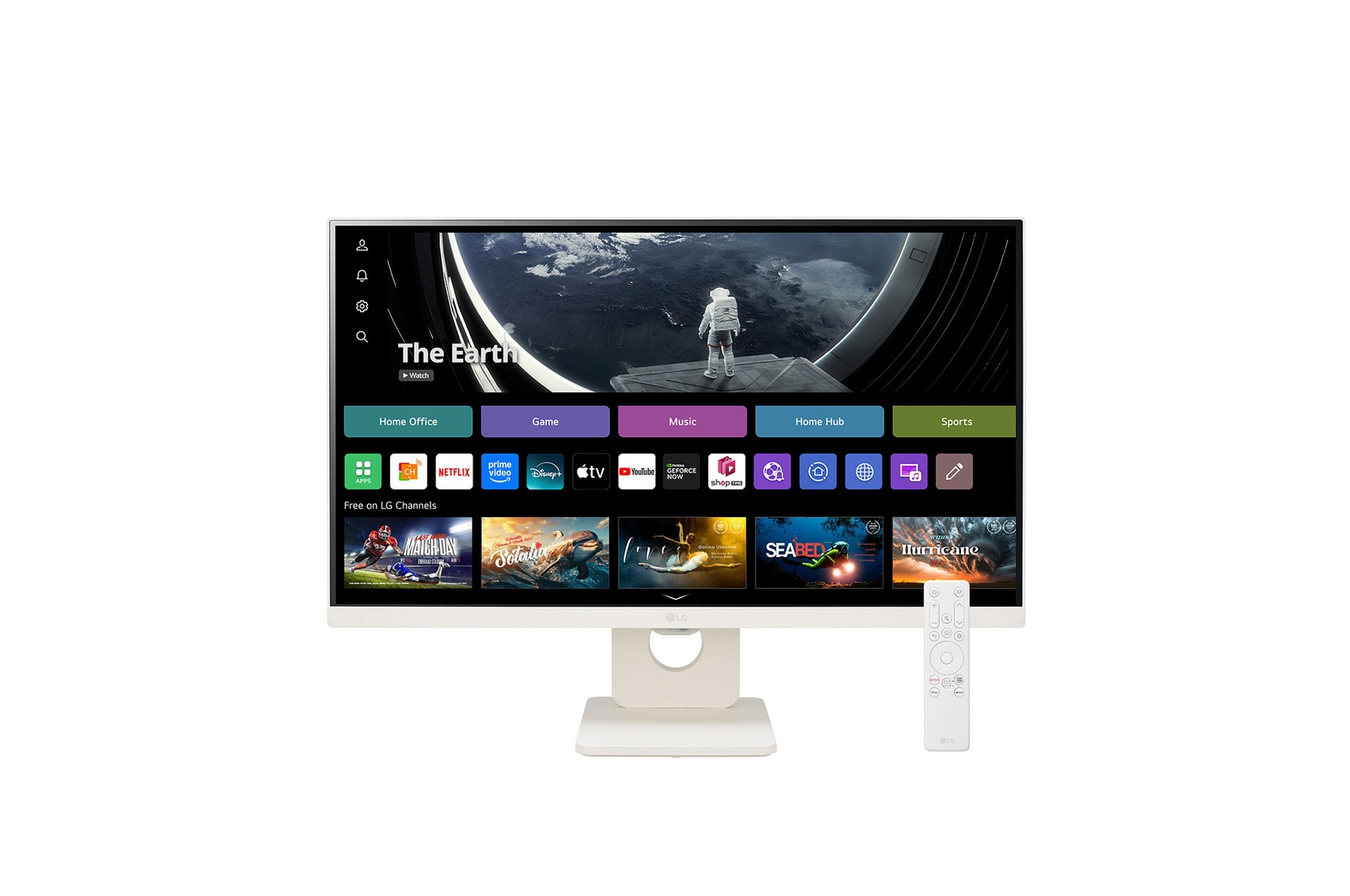 LG 25sr50f-w smart-monitors front view