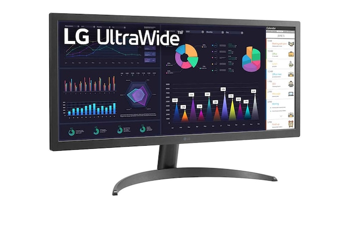 LG 26 (66.04 cm) 21:9 UltraWide™ Full HD IPS Monitor with  AMD FreeSync™ , 26WQ500-B